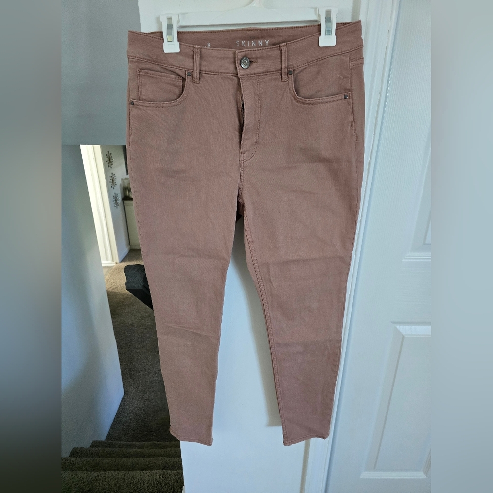 Skinny Fit Women's Jeans - Mauve